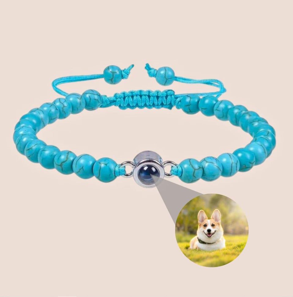 La Michy Tienda 0 Azul marino / 1 Pulsera Proyeccion Perla