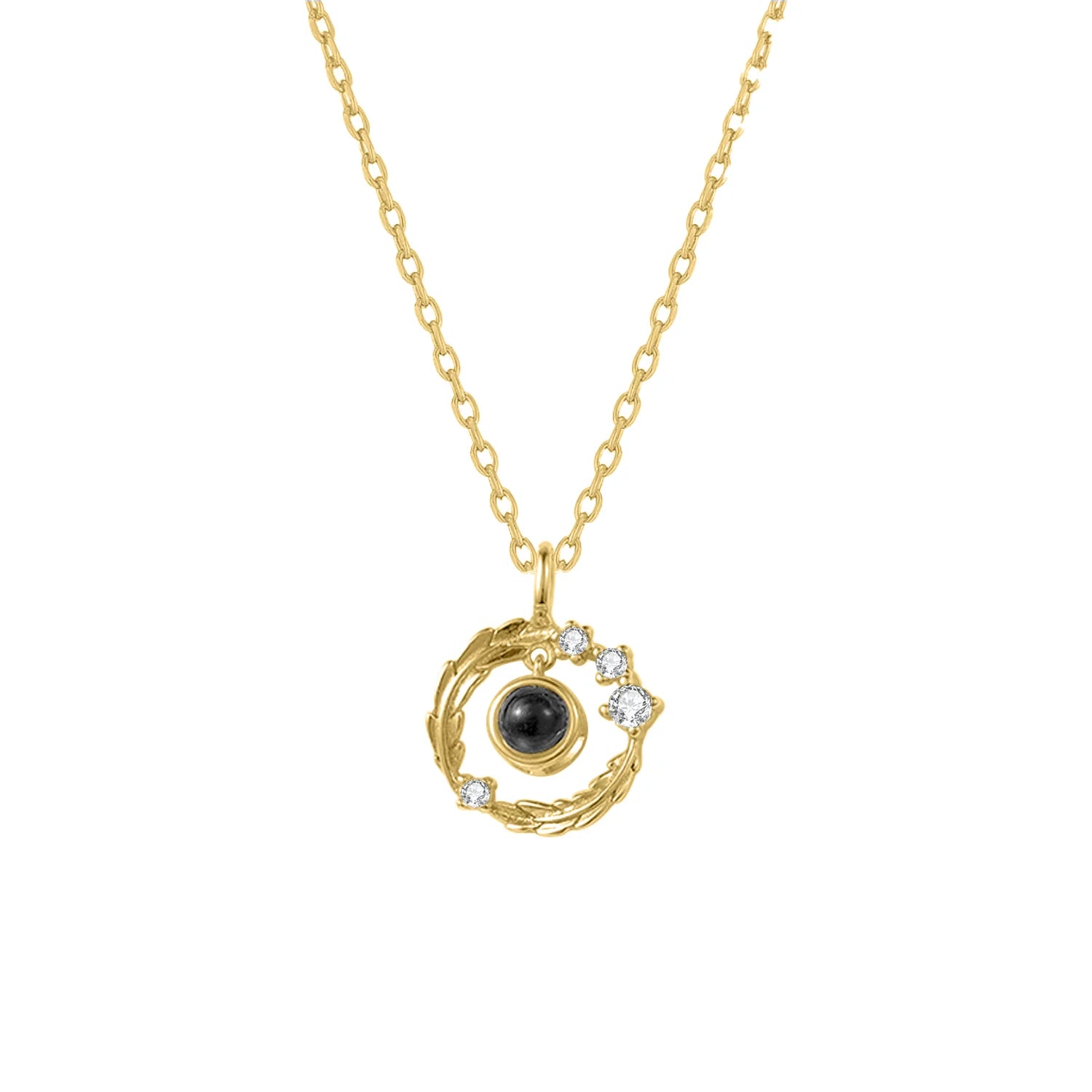 La Michy Tienda Chile gold color / 925sliver / CHINA | 55cm Collar proyeccion Alas Plata 925