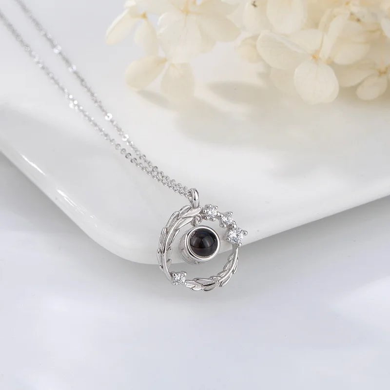 La Michy Tienda Chile Plateado / Plata 925 / 45cm Collar proyeccion Alas Plata 925