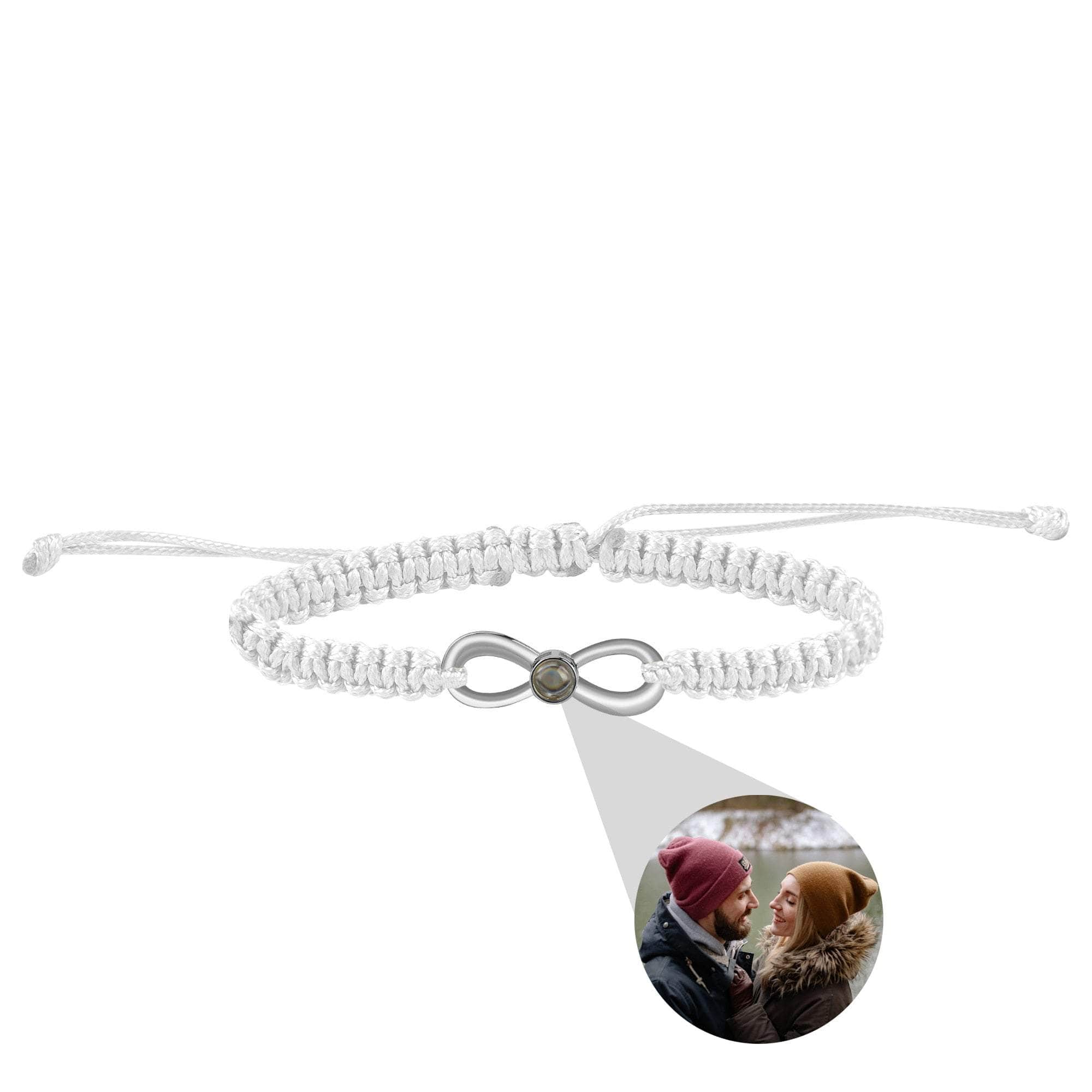 La Michy Tienda white-1 Pulsera Proyeccion Infinity