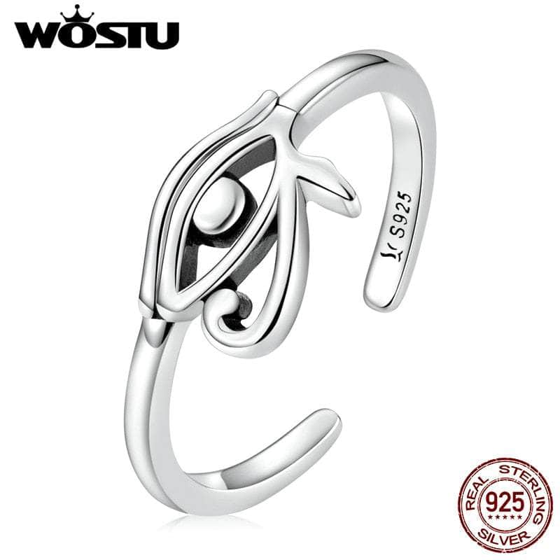 La Michy Tienda Anillo Ojo de Horus Plata 925