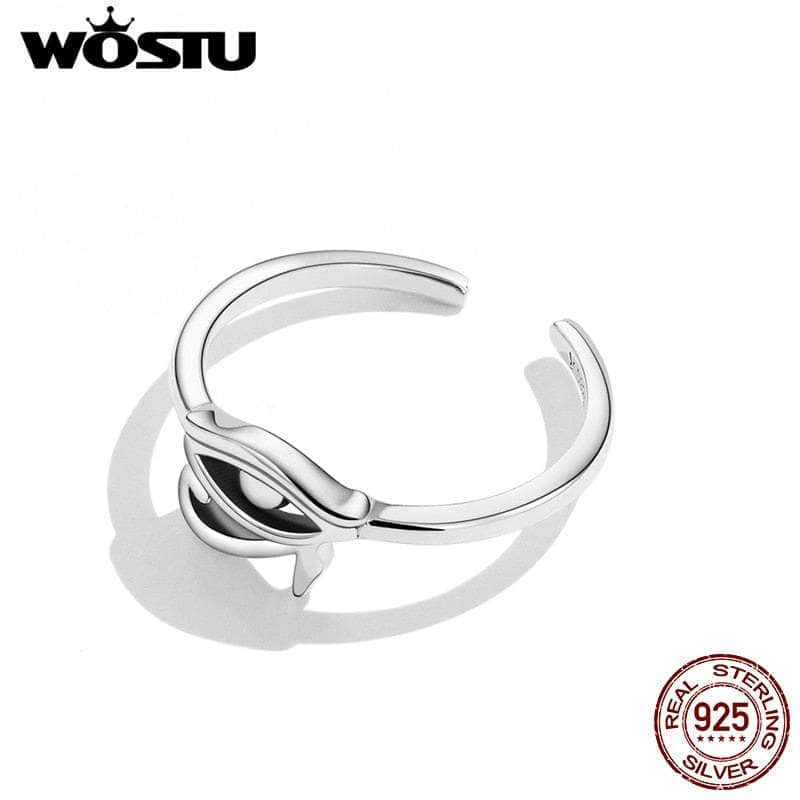 La Michy Tienda Anillo Ojo de Horus Plata 925