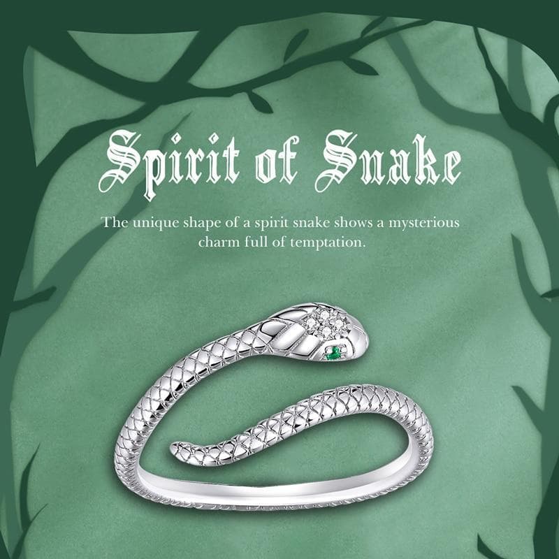 La Michy Tienda Anillo Snake Plata 925