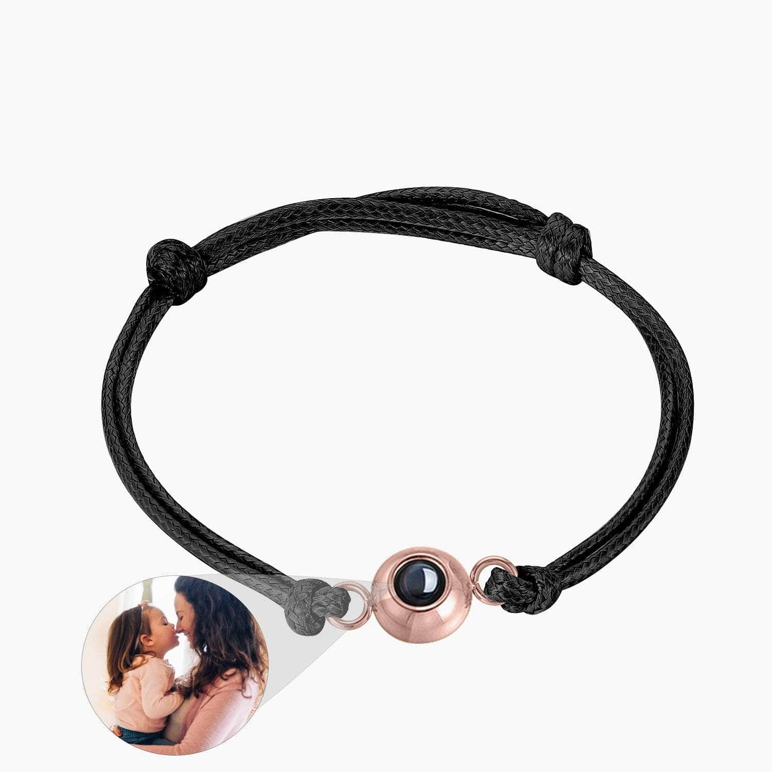 La Michy Tienda black chain-R / United States Pulseras Proyeccion Multicolores