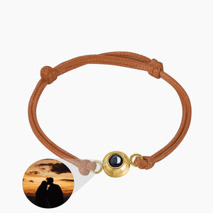 La Michy Tienda Brown chain-gold / United States Pulseras Proyeccion Multicolores