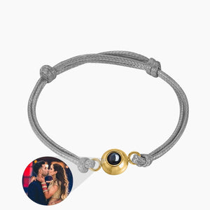 La Michy Tienda grey chain-gold / United States Pulseras Proyeccion Multicolores