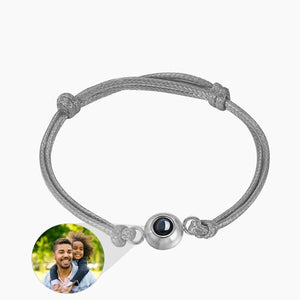 La Michy Tienda grey chain-silver / United States Pulseras Proyeccion Multicolores