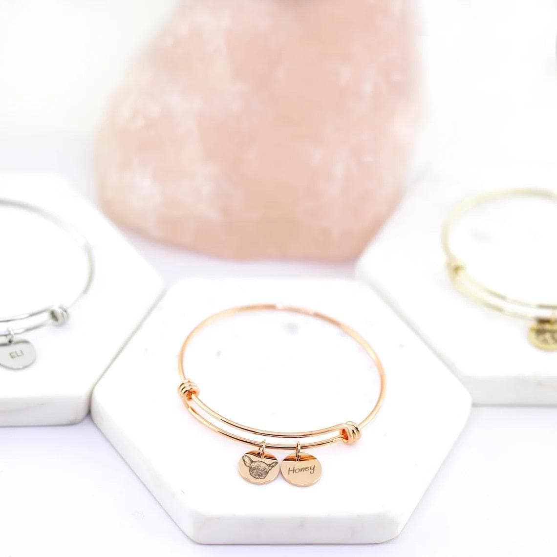 La Michy Tienda Pulseras Michy Retrato (circular)