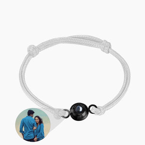 La Michy Tienda white chain-black / United States Pulseras Proyeccion Multicolores