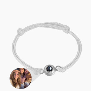 La Michy Tienda white chain-silver / United States Pulseras Proyeccion Multicolores