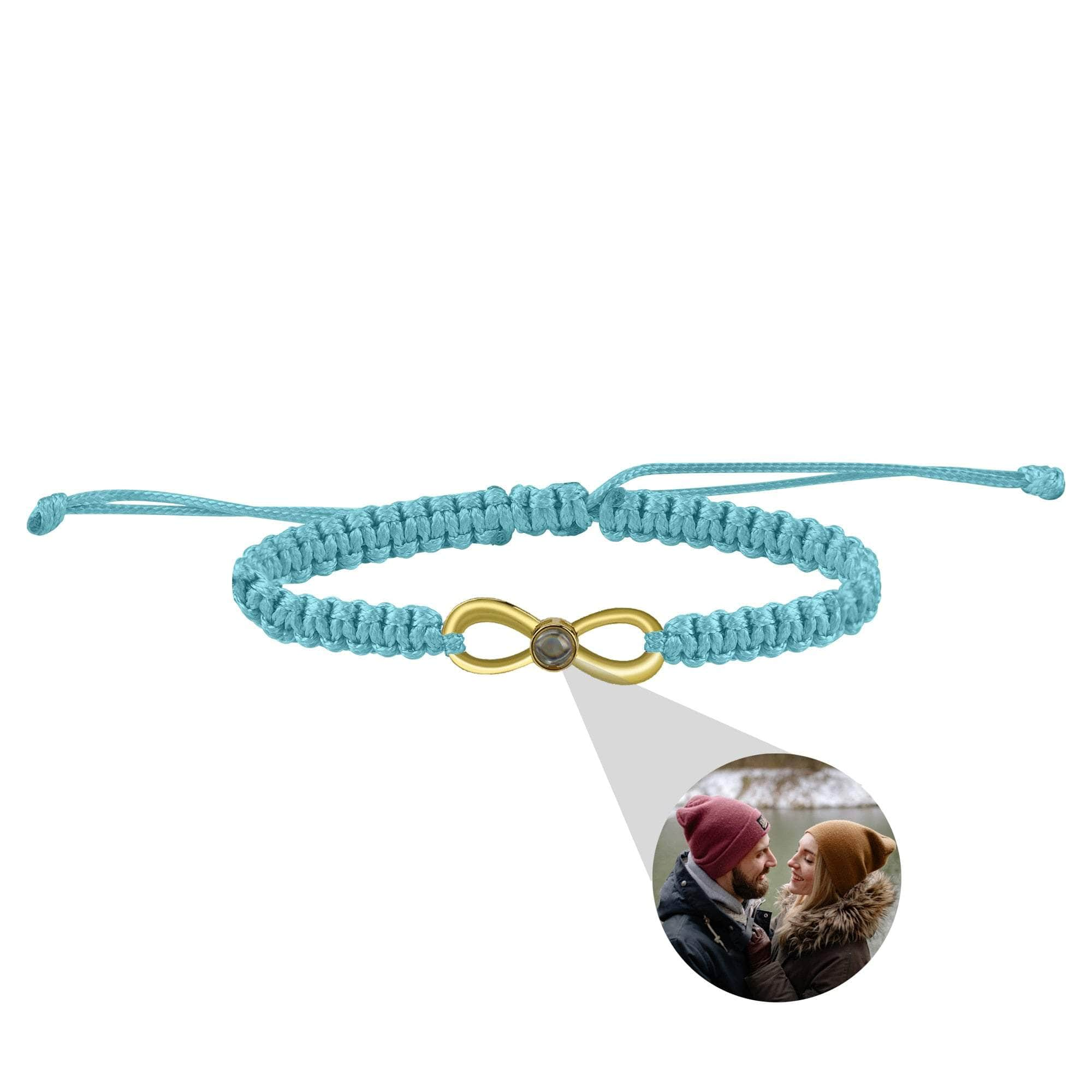 La Michy Tienda blue-1 Pulsera Proyeccion Infinity