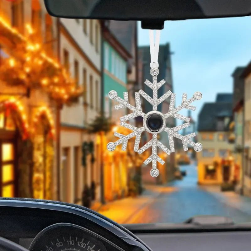 La Michy Tienda Chile Adorno Copo de Nieve Proyector Navideño