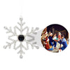 La Michy Tienda Chile Blanco Adorno Copo de Nieve Proyector Navideño