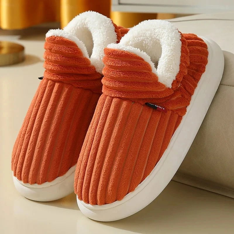 La Michy Tienda Chile Orange A / 42-43(fit40-41) / CHINA Pantuflas-zapatos Polar New 2024