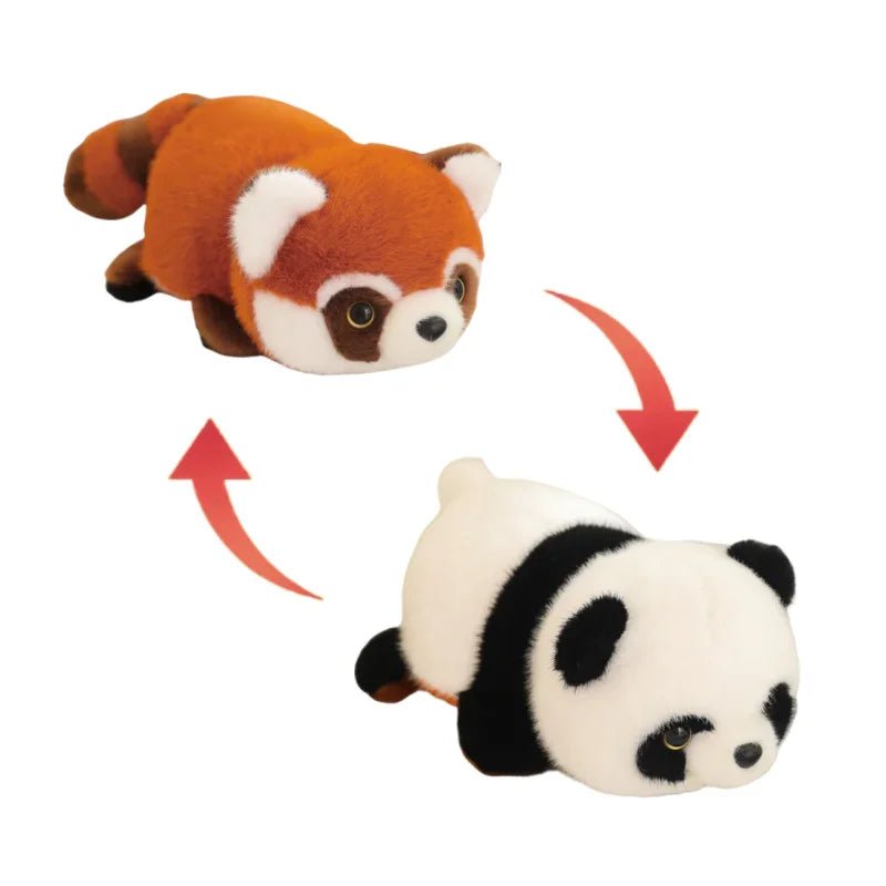 La Michy Tienda Chile Panda to Raccoon / 45cm Peluche panda-mapache reversible