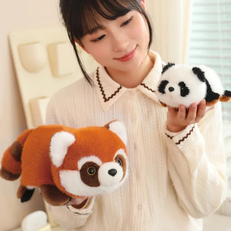 La Michy Tienda Chile Peluche panda-mapache reversible
