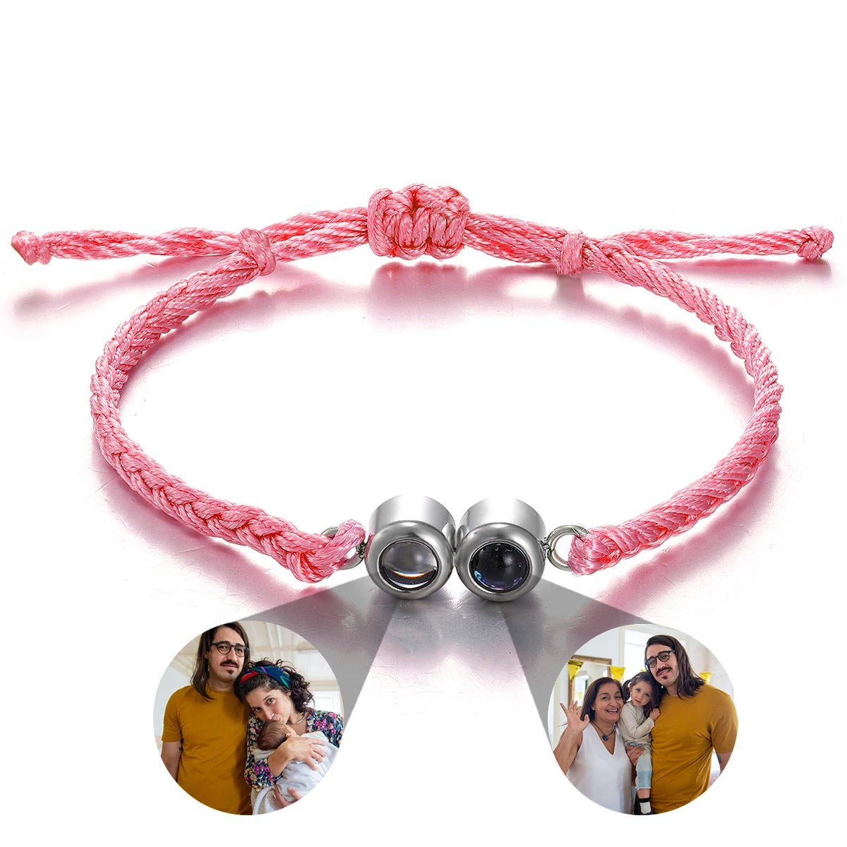 La Michy Tienda Chile Pink Bracelet Pulseras Proyectoras dobles