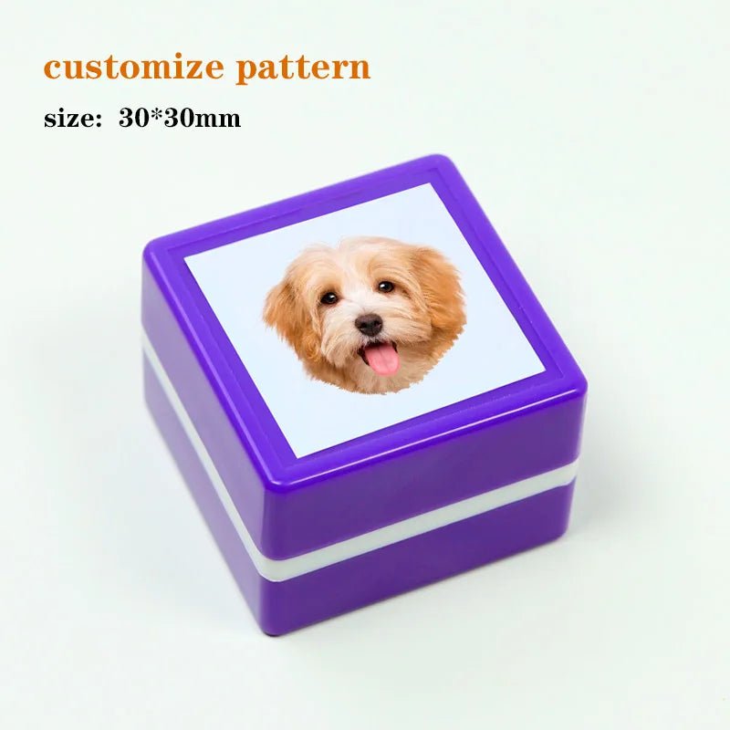 La Michy Tienda Chile purple shell Timbres Personalizados Michy