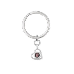 La Michy Tienda Chile Silver Llavero proyeccion Corazon