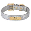 La Michy Tienda Chile Silver / XS Collar Diamante con Placa Dorada