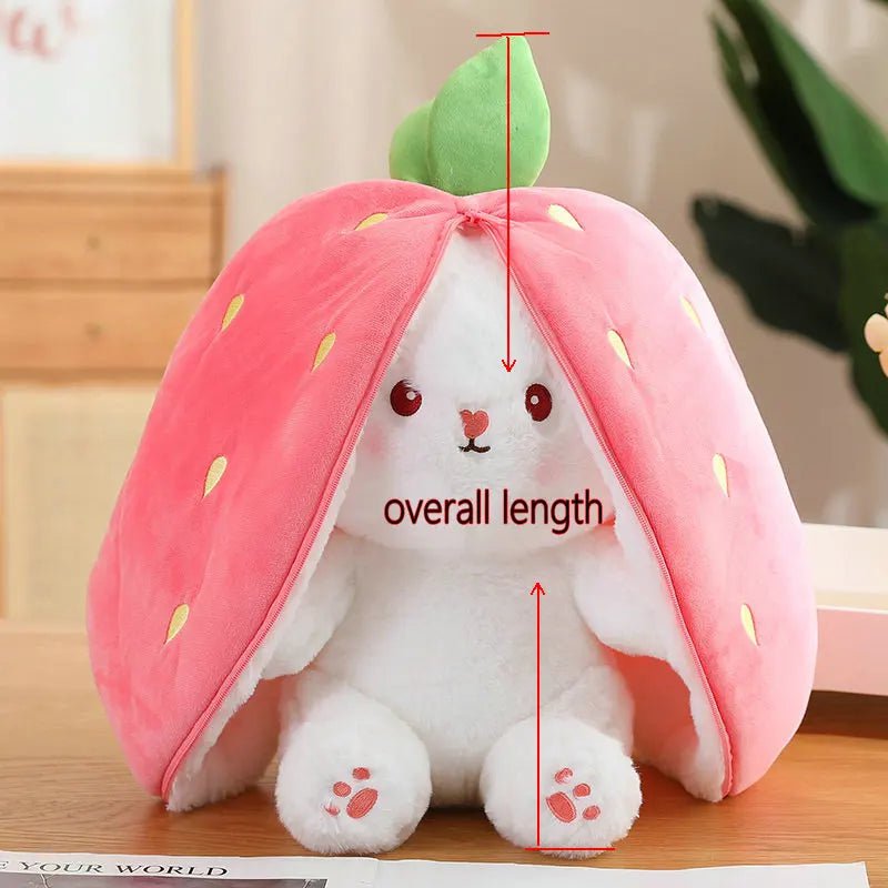 La Michy Tienda Chile strawberry / 50cm Peluches Conejo Reversible