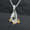 La Michy Tienda Collares Proyeccion Cohete y Astronauta