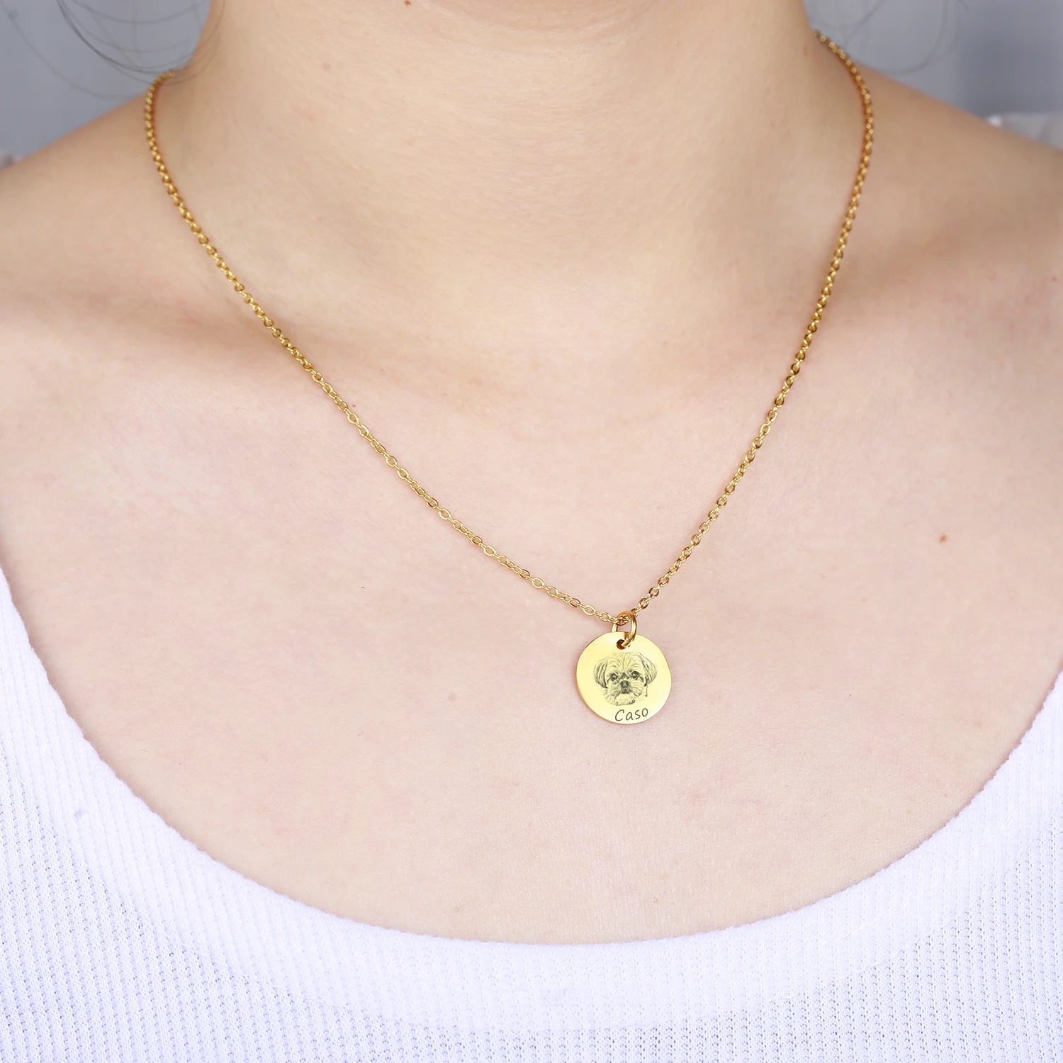 La Michy Tienda Collares Retrato Laser (En Stock)