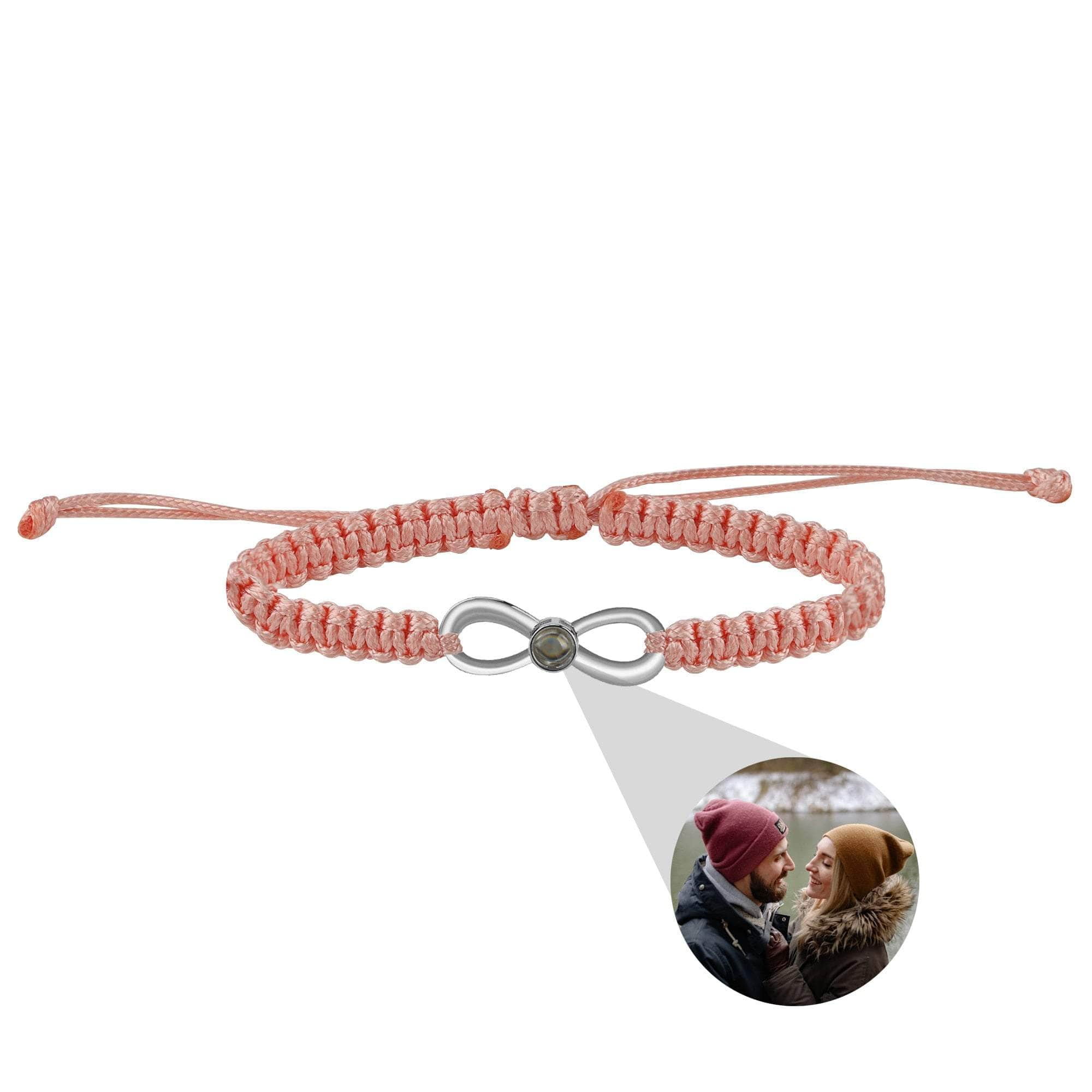 La Michy Tienda pink-1 Pulsera Proyeccion Infinity