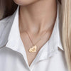 La Michy Tienda 0 Heart-shaped Pet Necklace Personalized Portrait Necklace Stainless Steel Pet Jewelry Memorial Picture Custom Engraved Necklaces
