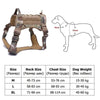 La Michy Tienda 0 Tactical Dog Harness Vest Military Service Dog Harness Leash Set Molle Pet Training Vest For Medium Large Dogs German Shepherd