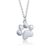 La Michy Tienda 1 Collar Patitas, Plata 925