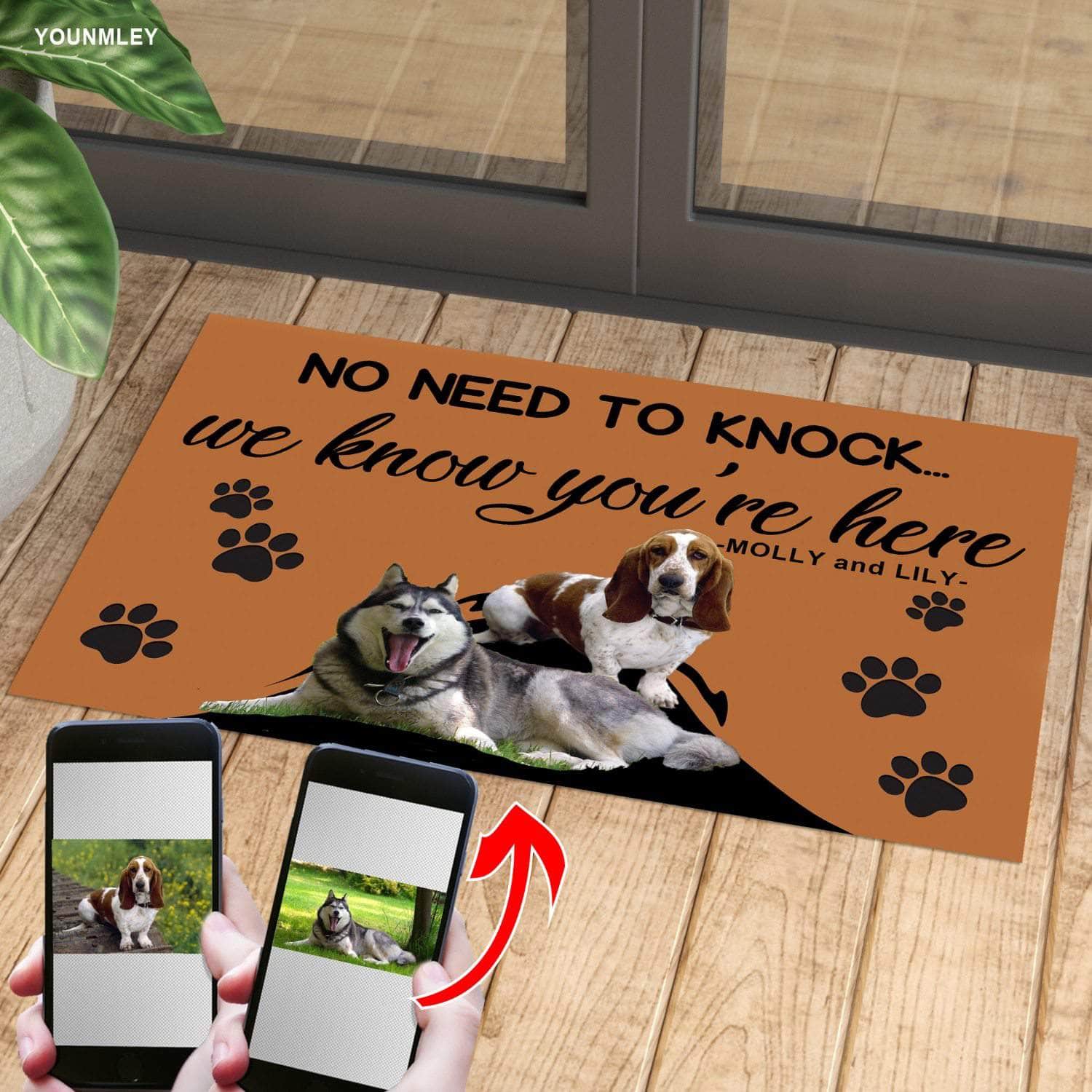 La Michy Tienda Alfombras Personalizables Para tu Hogar "Doggy Home"