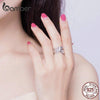 La Michy Tienda Anillo Alas Angelicales, Plata 925