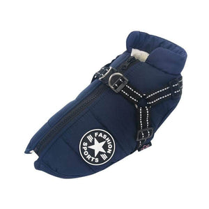 La Michy Tienda Azul / S Chaleco Polar Impermeable para Perros