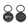 La Michy Tienda Black / 20mm x 20mm Placa de Identificación Potter