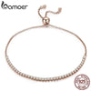 La Michy Tienda Bracelete Lluvia Zircon, Plata 925