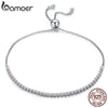 La Michy Tienda Bracelete Lluvia Zircon, Plata 925