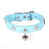 La Michy Tienda Collar De Cuero Estrella con Cascabel