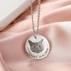 La Michy Tienda Collar Retrato (Placa Doble )