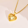 La Michy Tienda Collar Zirconia Dorado