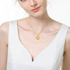 La Michy Tienda Collar Zirconia Dorado