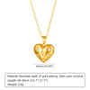 La Michy Tienda Collar Zirconia Dorado