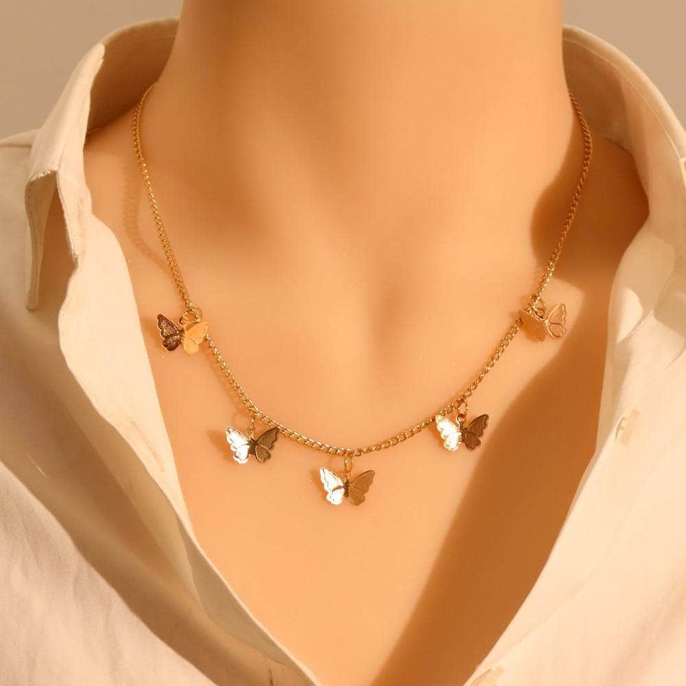 La Michy Tienda Collares Mariposa Premium