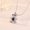 La Michy Tienda copper material / 45cm / Silver Necklace Collar Proyeccion Osito
