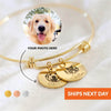 La Michy Tienda Gold / 1 pendant / Соединенные Штаты Pulsera Charm Retrato (de encargo)