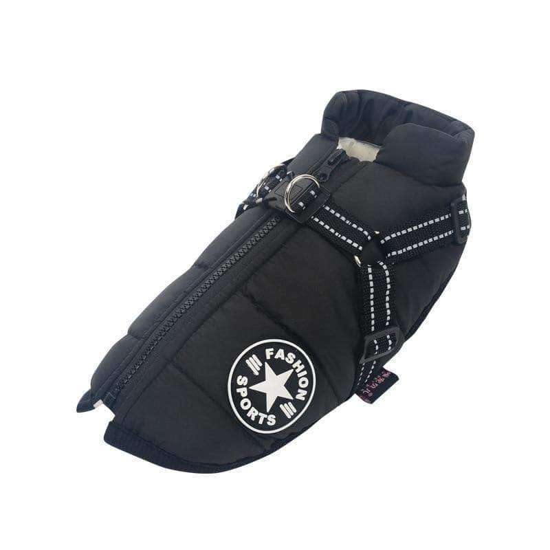 La Michy Tienda Negro / S Chaleco Polar Impermeable para Perros