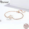 La Michy Tienda Pulsera Amor Gatuno, Plata 925