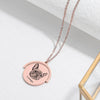 La Michy Tienda Rose gold / United States Collar Giratorio Retrato